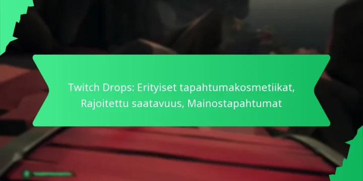 Twitch Drops: Erityiset tapahtumakosmetiikat, Rajoitettu saatavuus, Mainostapahtumat