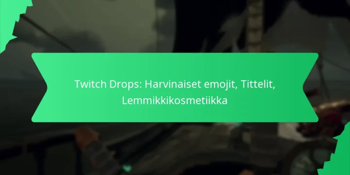 Twitch Drops: Harvinaiset emojit, Tittelit, Lemmikkikosmetiikka