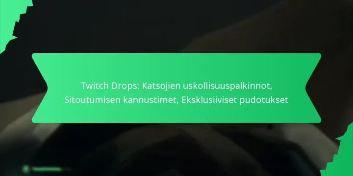Twitch Drops: Katsojien uskollisuuspalkinnot, Sitoutumisen kannustimet, Eksklusiiviset pudotukset