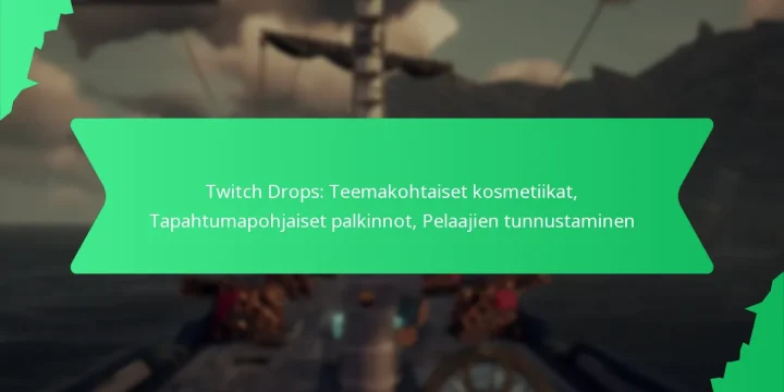 Twitch Drops: Teemakohtaiset kosmetiikat, Tapahtumapohjaiset palkinnot, Pelaajien tunnustaminen