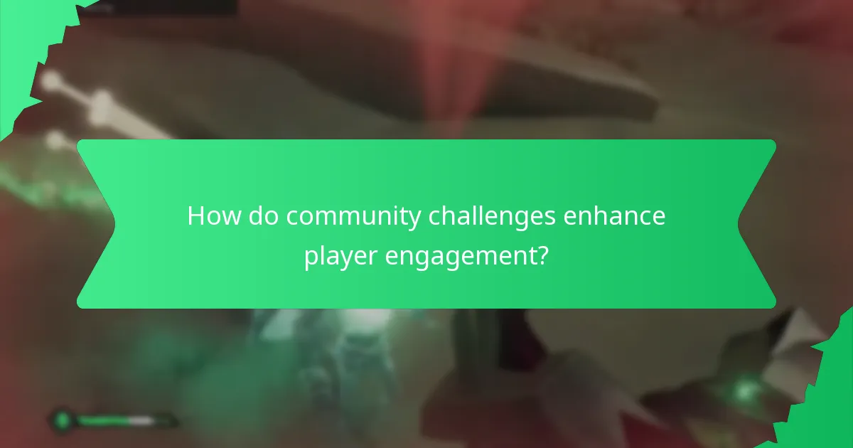 How do community challenges enhance player engagement?