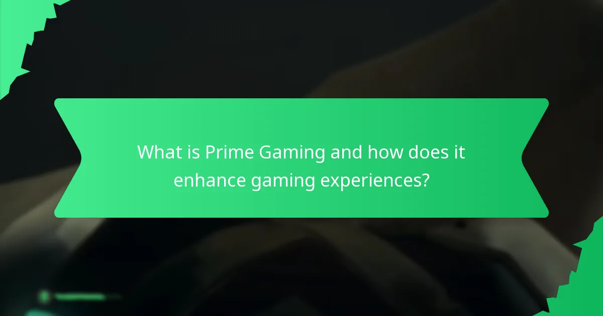 How can players customize their gaming experience with Prime Gaming?